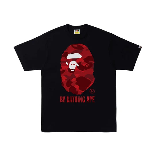 Bape Color Camo By Bathing Ape Tee Black Red