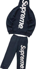 Supreme Navy Blue Jumpsuit - Black/Navy
