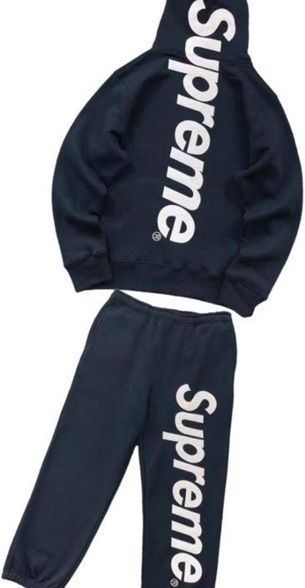 Supreme Navy Blue Jumpsuit - Black/Navy